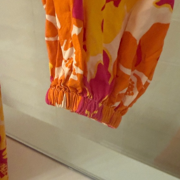 L*SPACE Floral One-Shoulder Side Opening Dress MED - Picture 5 of 7